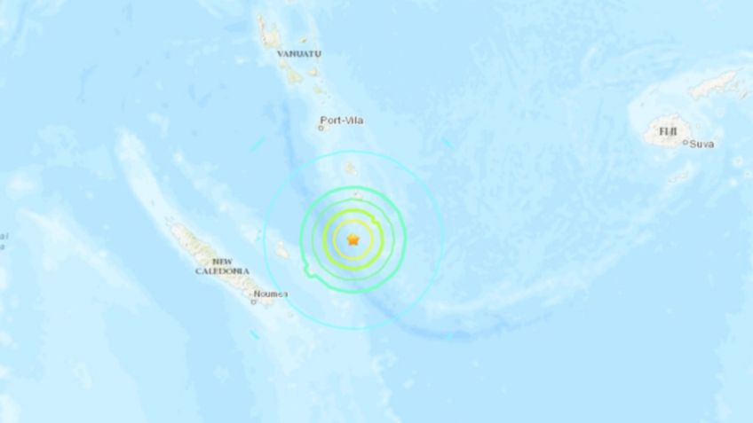 Terremoto de 7.1 remece Vanuatú y activan alerta de tsunami