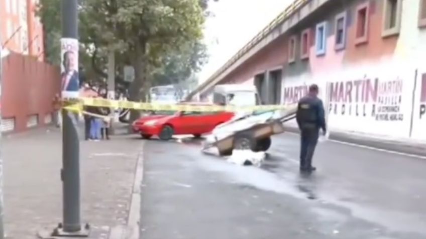 Muere hombre de la tercera edad en calles de la Miguel Hidalgo, hay afectaciones viales