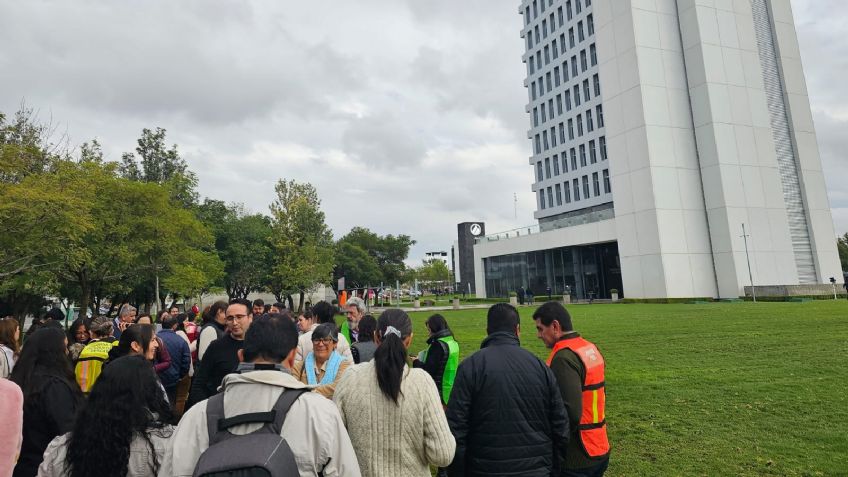 Evacuan a 211 trabajadores del edificio administrativo de la UAA tras sismo