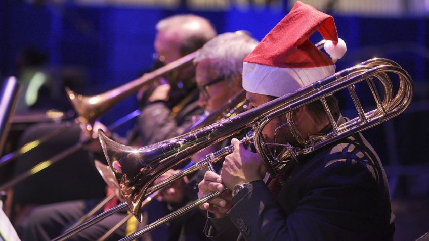 La Filarmónica de la Ciudad de México celebra la Navidad en el Zócalo