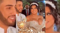 Boda de Kimberly “La más Preciosa”: así es el vestido de novia corte princesa con el que la influencer caminó al altar