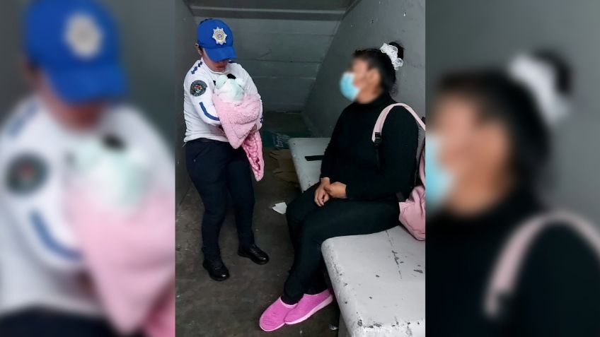 Policía amamanta a bebé de mujer que se desmayó en el Metro