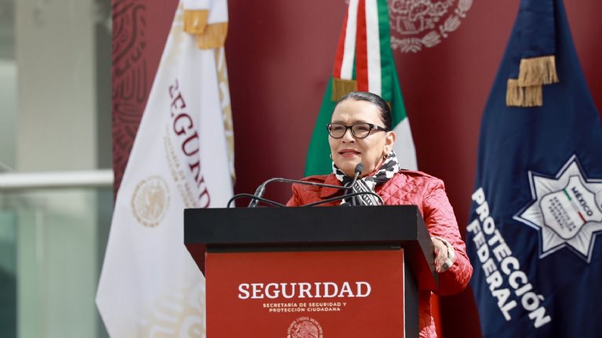 Rosa Icela Rodríguez felicita al Servicio de Protección Federal, por su aniversario 15