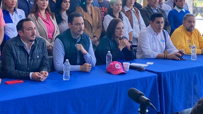 Xóchitl Gálvez reta a Claudia Sheinbaum durante su visita a Aguascalientes