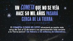 Infografía: así es el cometa verde que pasa por México