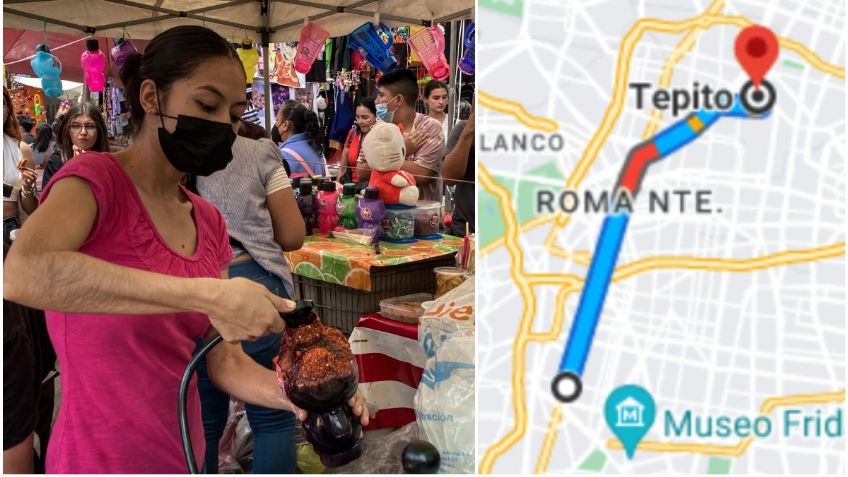 ¿Cómo llegar a Tepito  y La Lagunilla en Metro y Metrobús?