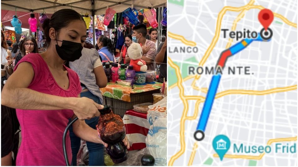 Las Kitty chelas son populares en el barrio de Tepito.