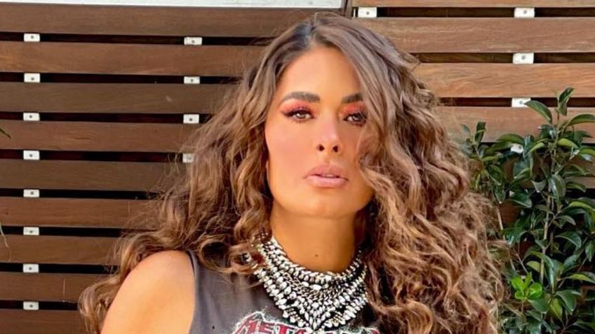 Galilea Montijo sube la temperatura con ajustada minifalda de cuero