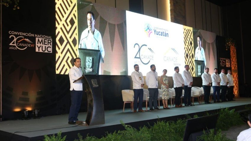 Mauricio Vila inaugura la 31 Convención Nacional de la Canadevi en Yucatán