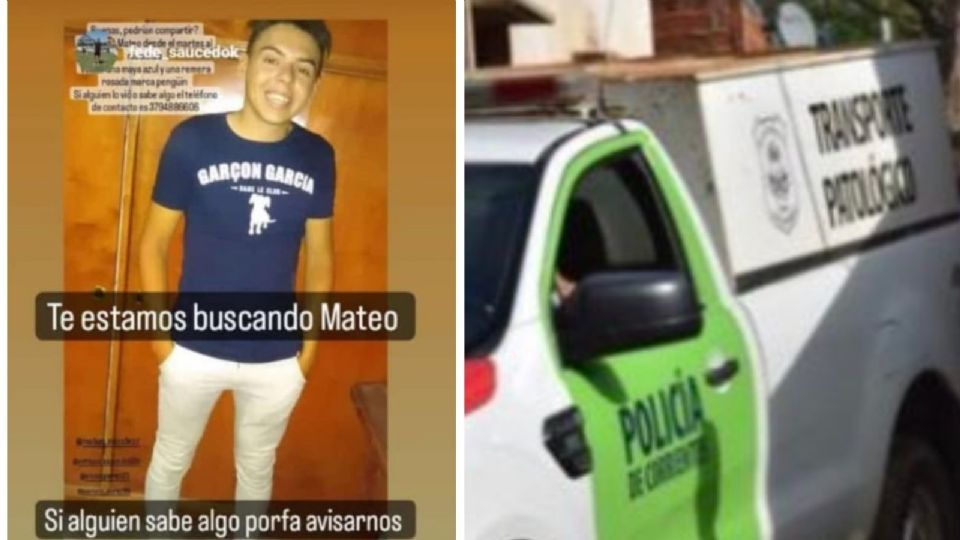 La búsqueda de Mateo fue encabezada por madre con ayuda de la policía, pero el desenlace fue fatal