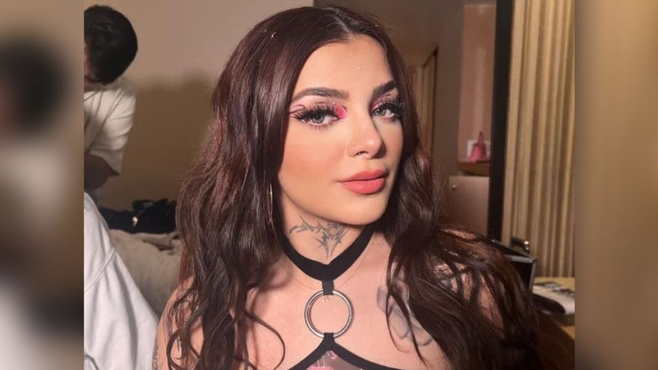 La también influencer de 22 años tamién sorprendió por su maquillaje.