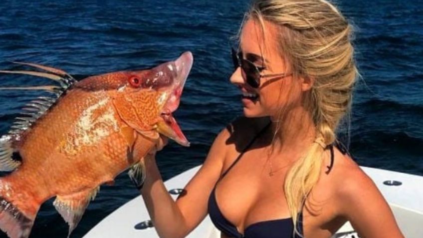 Emily Riemer la pescadora más sexy que enloquece Instagram