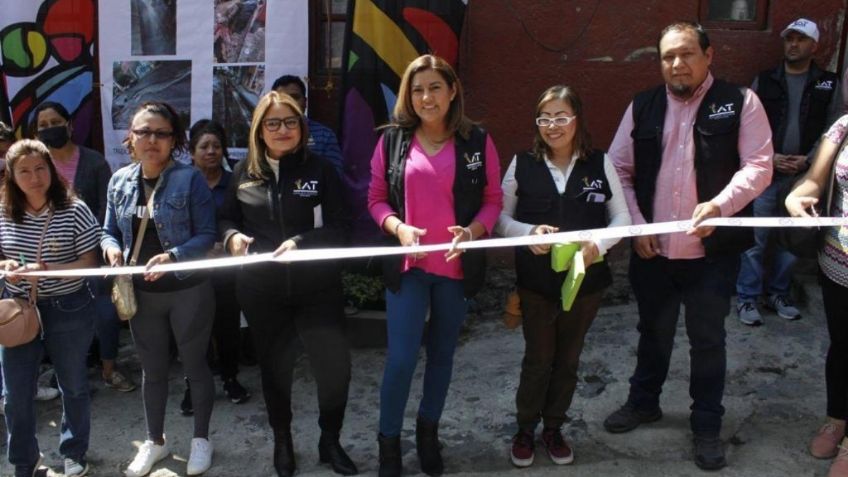 Tlalpan entrega obras de drenaje en Miguel Hidalgo 1a y 2a sección