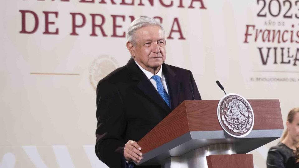 AMLO en la Mañanera.