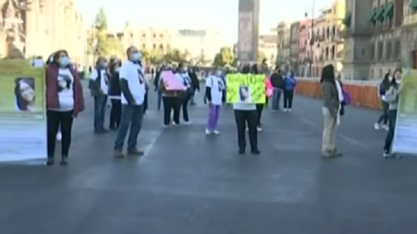 Caos en el Zócalo: protestan por la desaparición de la nutrióloga Karla Estefanía en Puebla