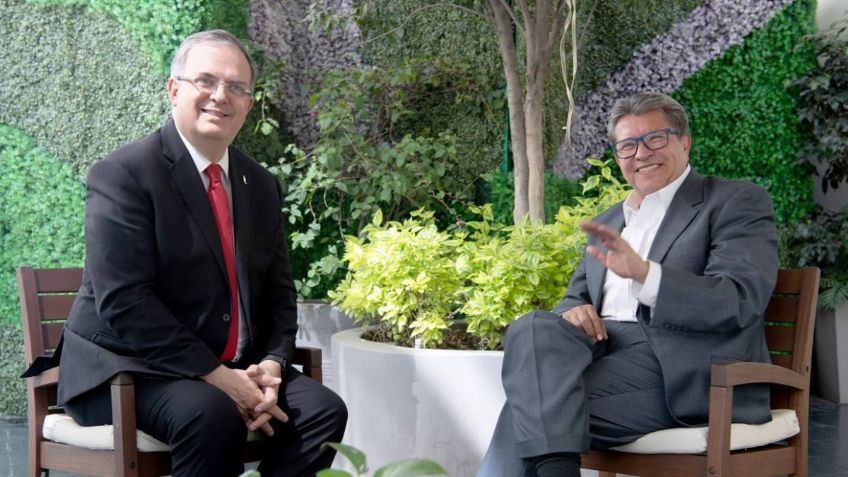 Marcelo Ebrard y Ricardo Monreal se reúnen en privado: hablaron temas de política exterior