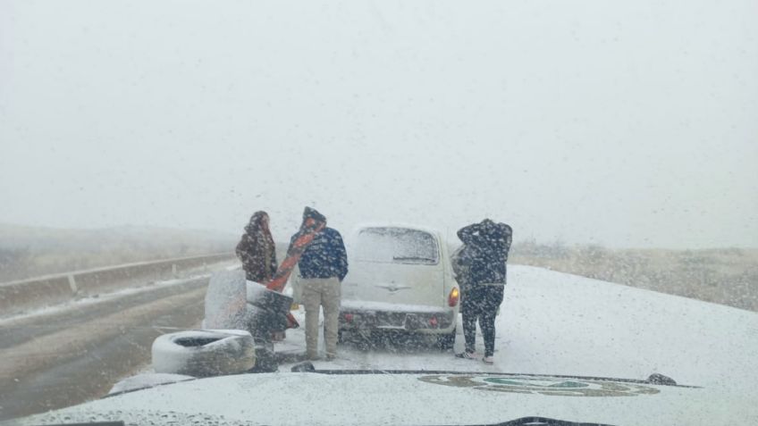 La nieve viste Sonora de blanco: las espectaculares imágenes que dejaron las intensas nevadas