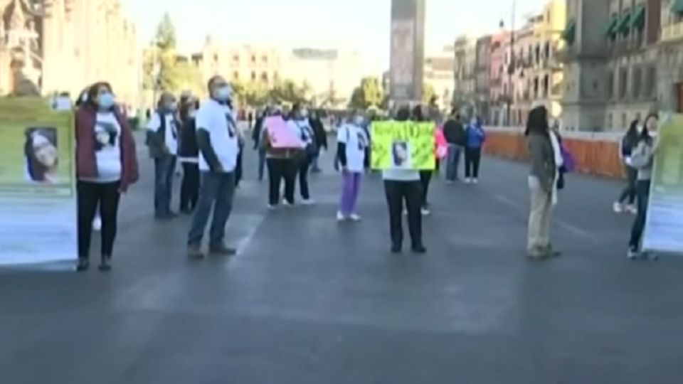 Las inmediaciones del Zócalo capitalino se vieron afectadas.