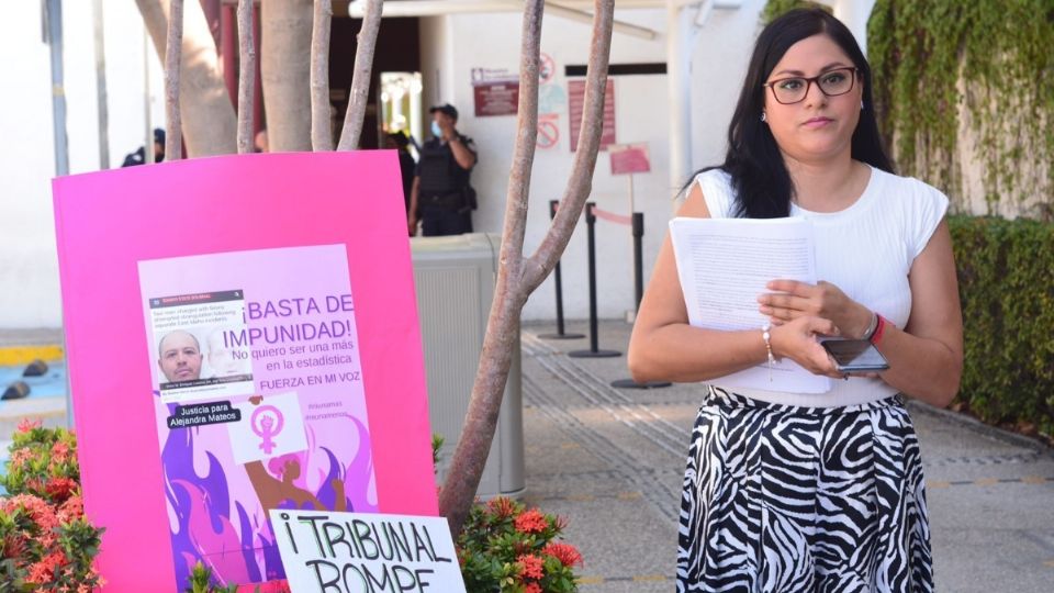 “Hoy estoy viva y no sé hasta cuándo lo estaré', pues enfatizó que teme que su agresor tome represalias