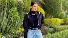 Galilea Montijo derrocha estilo con moderna manera de llevar los tops con pedrería