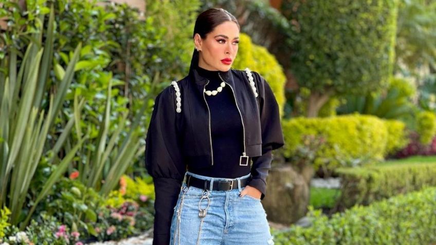 Galilea Montijo derrocha estilo con moderna manera de llevar los tops con pedrería