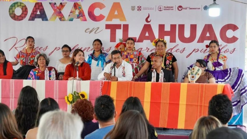 Alcaldía Tláhuac comparte un fragmento de Oaxaca con representación de la Guelaguetza