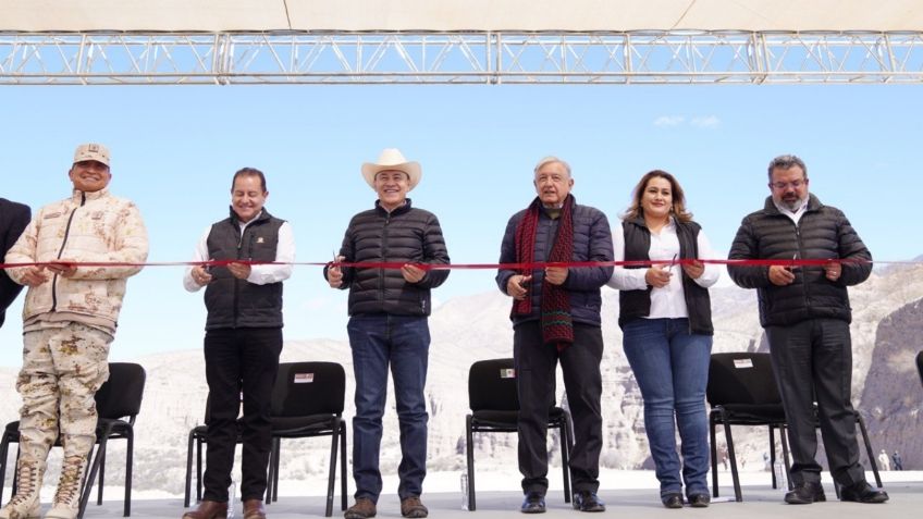 AMLO salda deuda con la sierra alta de Sonora: inaugura junto a Alfonso Durazo carretera