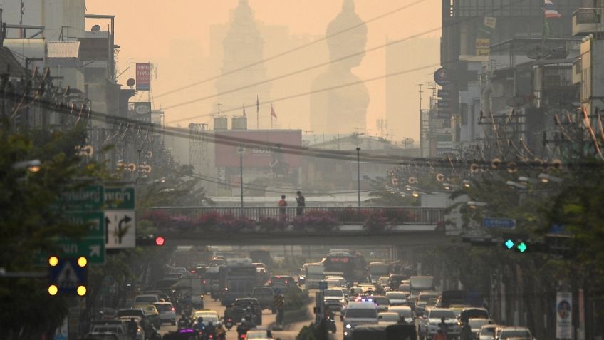 Lanzan una alerta por contaminación atmosférica en Bangkok