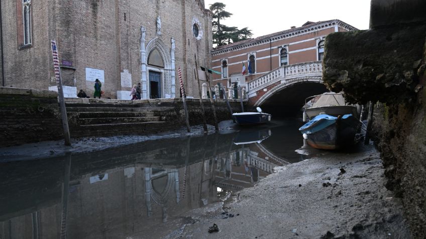 VIDEO: Venecia está en alerta, sus emblemáticos canales se están secando rápidamente