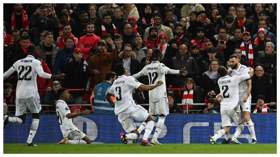 Es la segunda victoria blanca en Anfield, en la historia del torneo