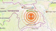 Terremoto de 6.8 sacude la frontera de China con Tayikistán