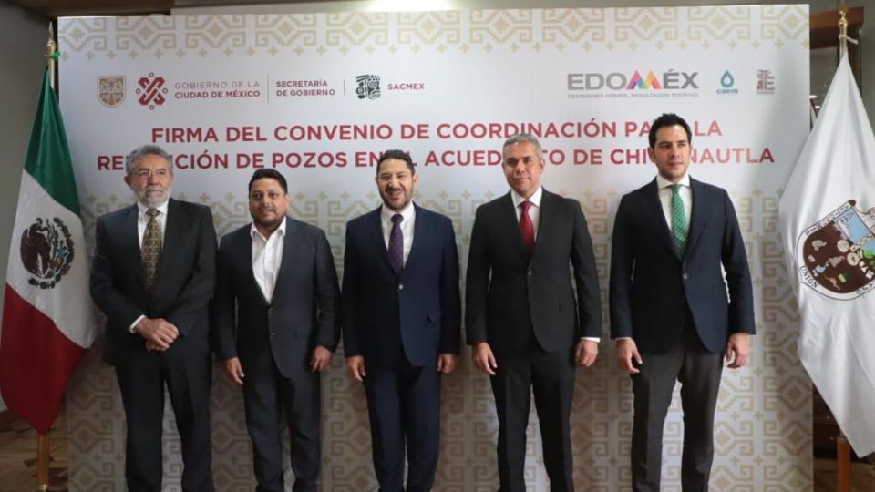 Reunión de autoridades de la CDMX y Eedomex para abastecer agua a ambas entidades