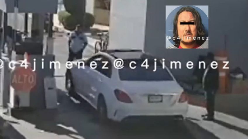 VIDEO | Tenía orden de restricción pero no le importó: atropelló al guardia del fraccionamiento de su pareja