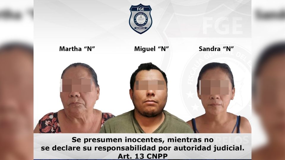 Cinco personas fueron detenidas por la Fiscalía de Morelos.