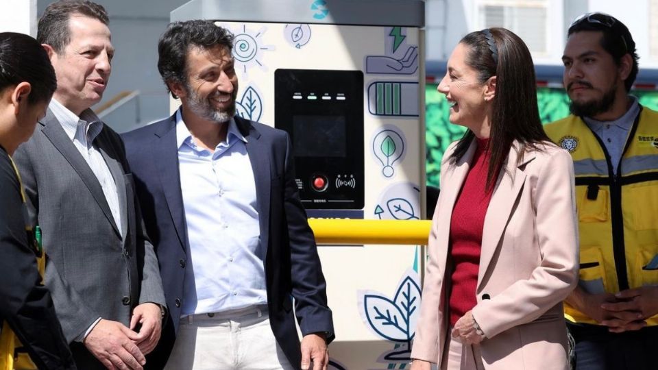 Claudia Sheinbaum fue la encargada de inaugurar la estación de carga eléctrica