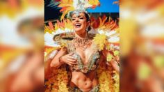 Elianis Garrido: entre plumas y sensuales atuendos dejó ver sus curvas en el Carnaval de Barranquilla