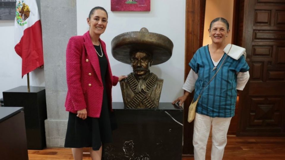 Claudia Sheinbaum se reunió con la activista en el Antiguo Palacio del Ayuntamiento