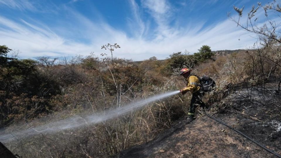 El fuego inició la tarde del miércoles