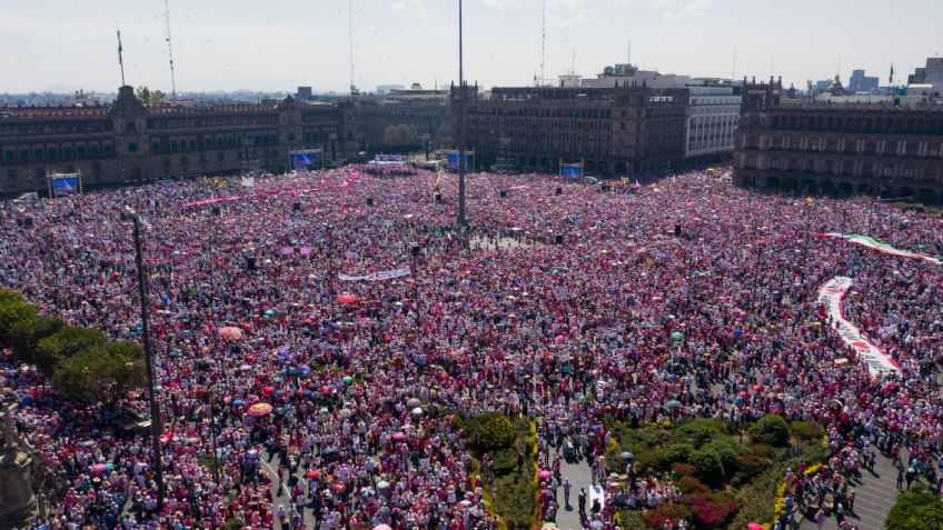 Marcha en defensa del INE: Gobierno de la CDMX estimó una participación de 90 mil personas en el Zócalo