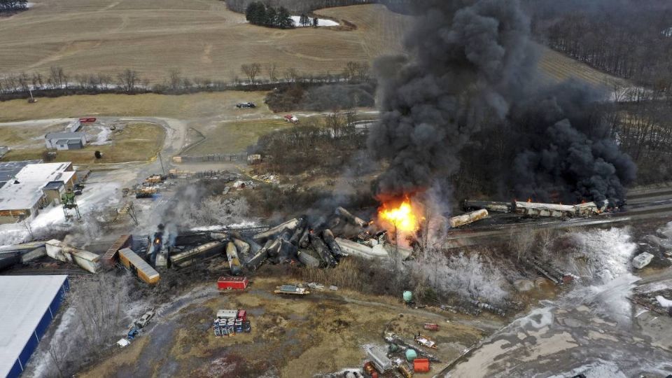 El tren en Ohio sigue con las devastadoras consecuencias.