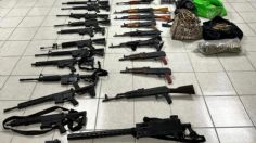 Sonora: decomisan armas, cartuchos y droga en San Luis Río Colorado