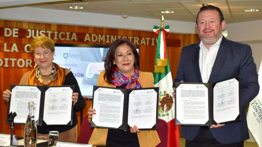 La Magdalena Contreras y el TJACDMX firman convenio de colaboración