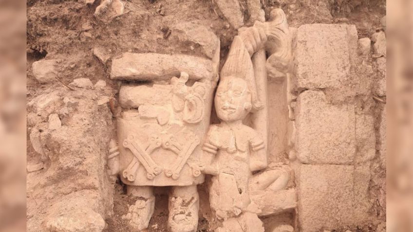 Antropólogos descubren un alto relieve protagonizado por una gobernante femenina