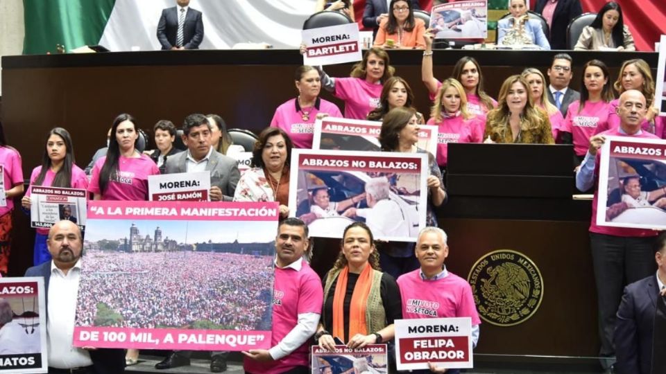 Se manifestaron contra los eventos que hubo el pasado domingo