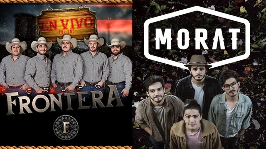 Grupo Frontera y Morat se unen en el escenario y cantan "No se va", así fue el espectacular momento