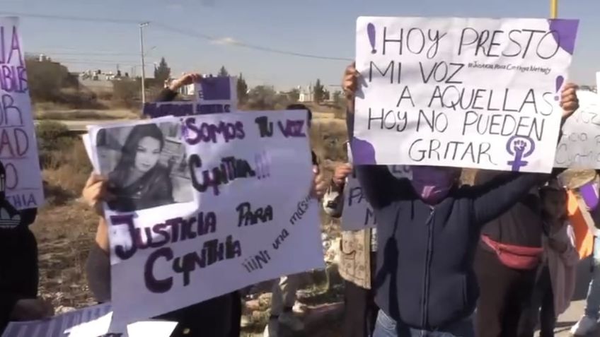 Familiares y amigos exigen justicia en el caso de Cynthia Nataly