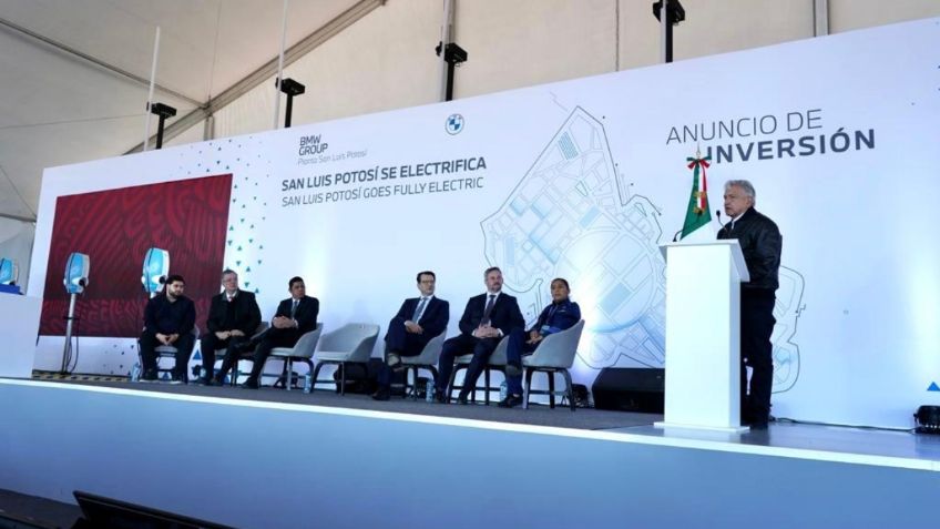 AMLO sobre la nueva planta de BMW en San Luis Potosí: “Las energías renovables son el futuro automotriz"