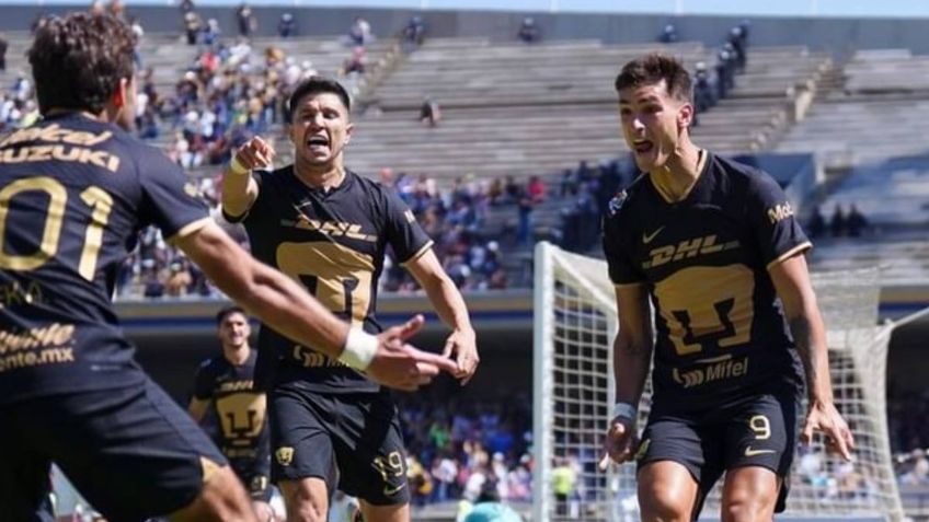 Pumas conserva el invicto como local ante Atlas con un 2-2