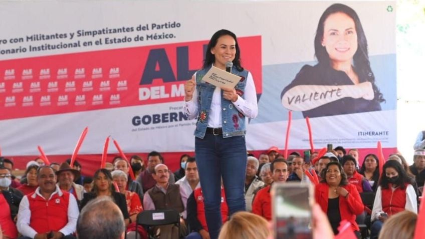 Alejandra del Moral pide que priistas caminen juntos y defiendan al Edomex