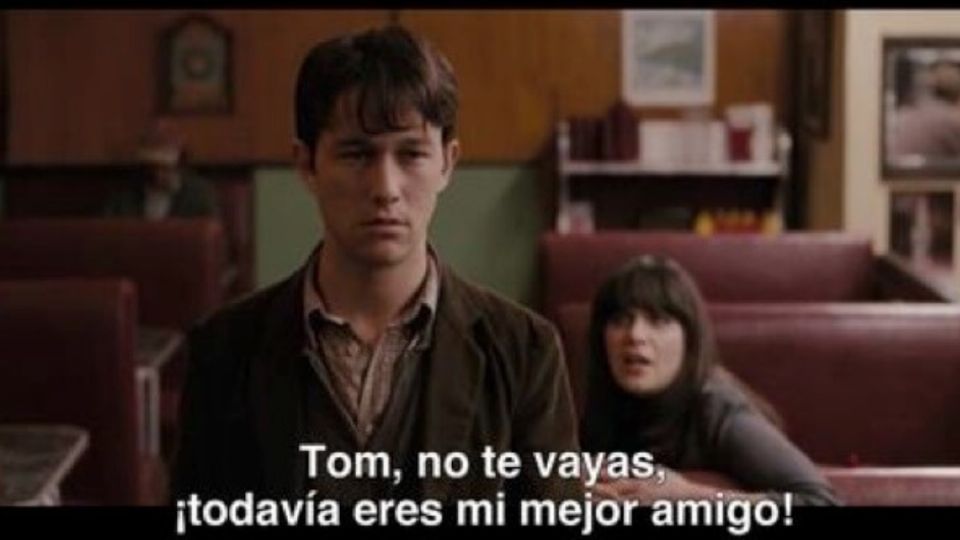 Escena de la cinta “500 days of summer”.